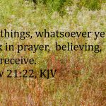 Ask in Prayer, Believing